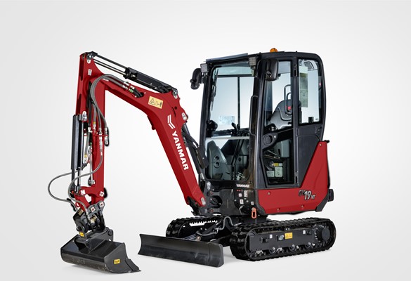 Minigraver Yanmar 19 kg m. 2 skovle